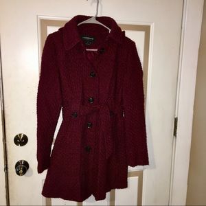 Liz Claiborne Belted Wool Coat